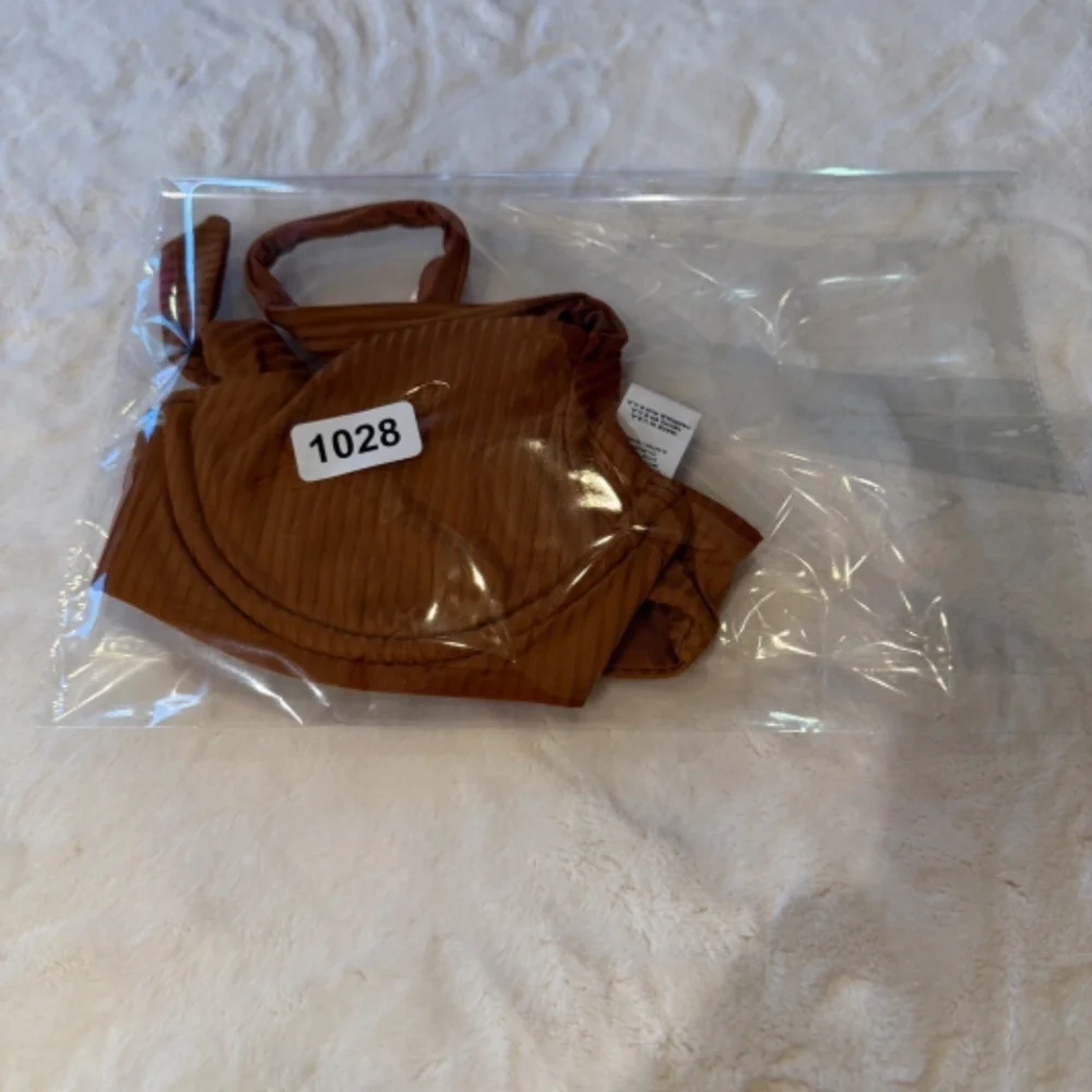 New! Vitamin A Chai Brown Eco Ribbed Fabric Demi Madori 31028 - Picture 10 of 10